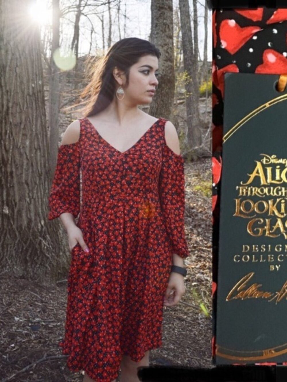 Disney x Colleen Atwood | Red Hearts Daydreamer Dress | Size Large